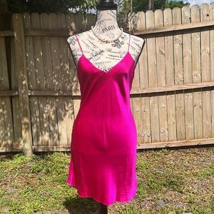 Pure silk nightgown with robe